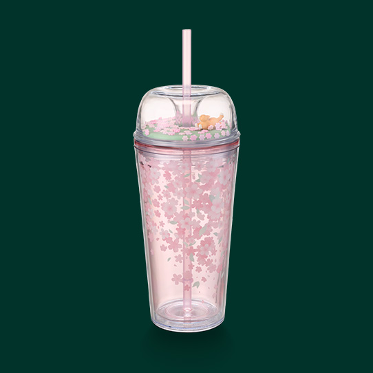 starbucks cherry blossom corgi