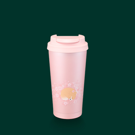 starbucks cherry blossom tumbler collection corgi